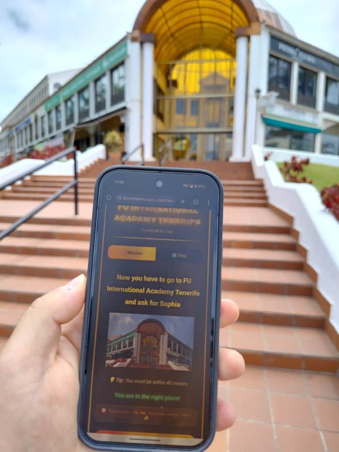 Outdoor Escape Room in Tenerife - FU International Academy